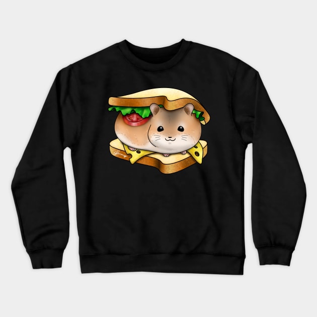 HamHam Sandwich Crewneck Sweatshirt by Akiraj